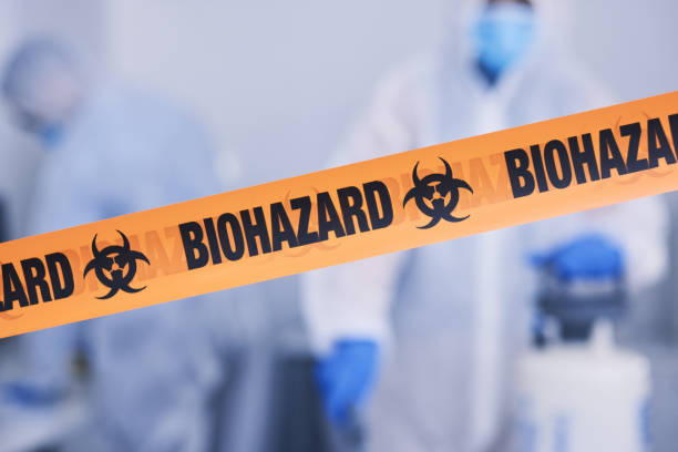 Professional Biohazard technician working in Grand Prairie, TX